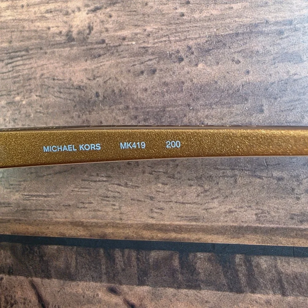 Michael‎ Kors MK419 Gold Rimless Eyeglasses 52-17-135 FRAMES ONLY